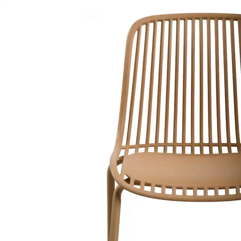 Christopher Knight Home Marina Chaises de salle à manger d'extérieur en plastique et fer (lot de 2)