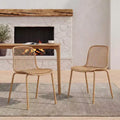 Christopher Knight Home Marina Outdoor Plastic and Iron Dining Chairs (Set of 2)