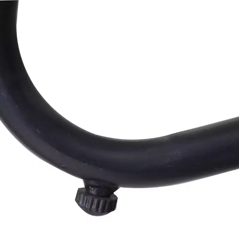 GDFStudio Herta Chaise de salle à manger d'extérieur en osier et fer (Lot de 2)
