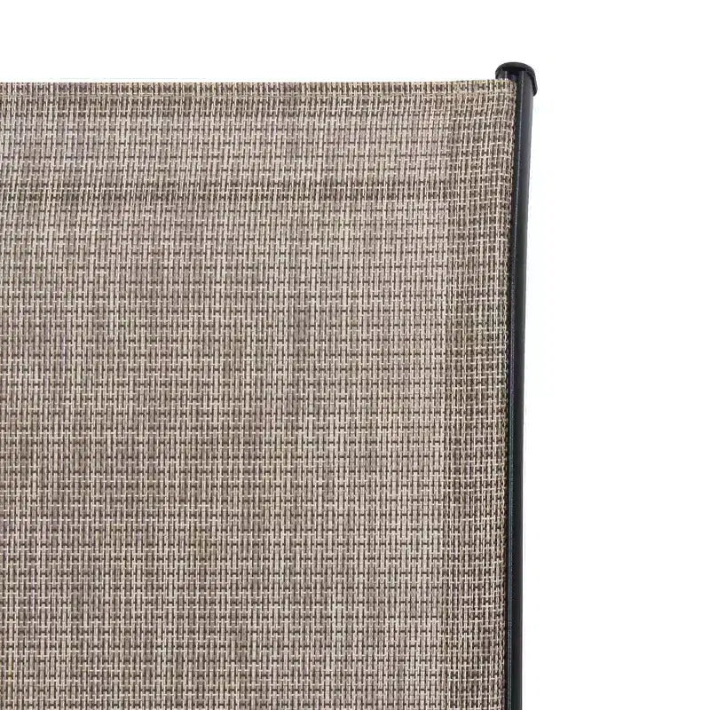 Ensemble de 6 chaises de salle à manger d'extérieur Whisen, chaises de terrasse robustes avec assise large et ergonomique en tissu imperméable