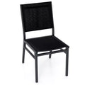 Costway Outdoor Dining Chairs w/ Breathable Seat Backrest Heavy-Duty Aluminum Frame
