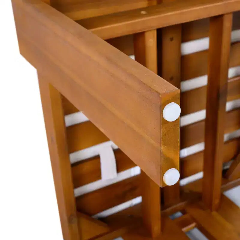 Christopher Knight Home Ayesha – Chaises de salle à manger modernes en acacia rembourrées pour patio (lot de 2)