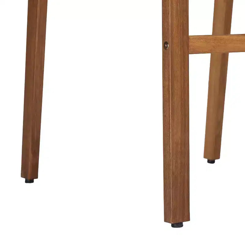 Christopher Knight Home Samira Chaises de salle à manger ajourées en bois d'acacia rustique et osier (Lot de 2)