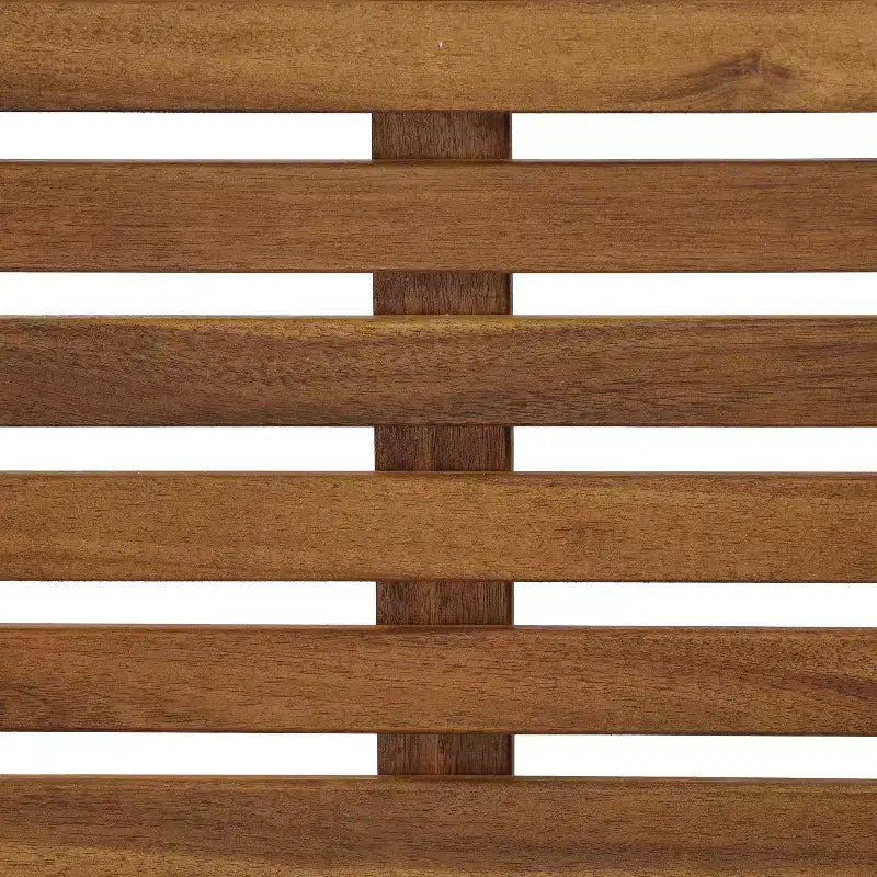 Christopher Knight Home Lior Chaises de salle à manger ajourées rustiques en bois d'acacia et osier (lot de 4)