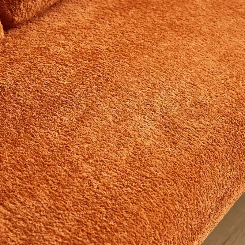 Canapé deux places en velours de 150 cm – Lit gigogne, coussins de soutien et poches latérales, sans outils