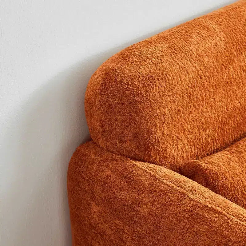 Canapé deux places en velours de 150 cm – Lit gigogne, coussins de soutien et poches latérales, sans outils