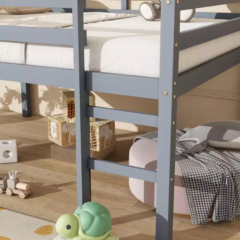 Cadre de lit plateforme en métal pleine grandeur – Rangement sous le lit, silencieux, 800 lb