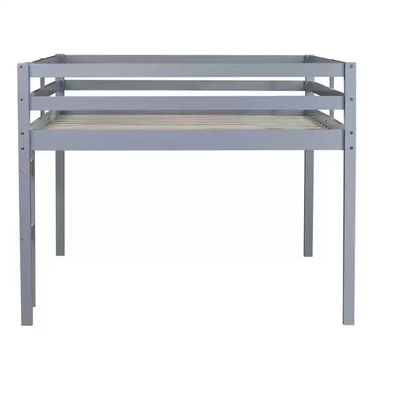 Cadre de lit plateforme en métal pleine grandeur – Rangement sous le lit, silencieux, 800 lb