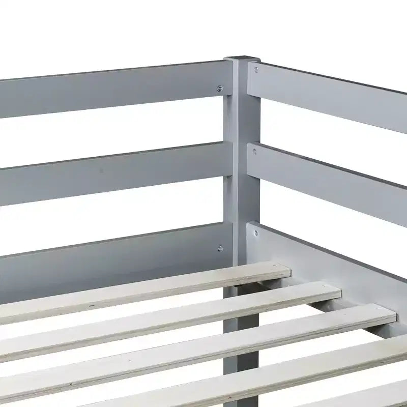 Cadre de lit plateforme en métal pleine grandeur – Rangement sous le lit, silencieux, 800 lb