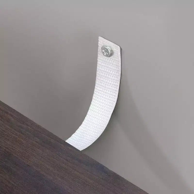 Commode à 3 niveaux et 4 tiroirs de 66 cm – Poignées or mat, Panneau de particules, Minimaliste
