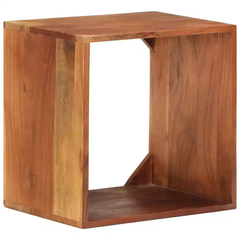 vidaXL Wall Shelf 15.7x11.8x15.7 Solid Acacia Wood