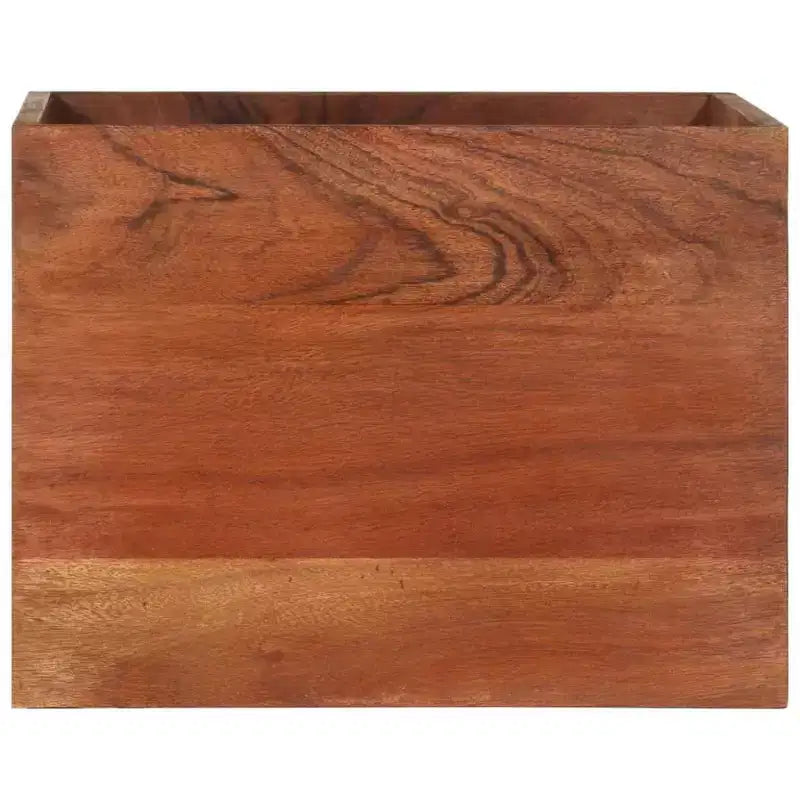 Étagère murale cube en bois d'acacia massif – 40x30x40 cm