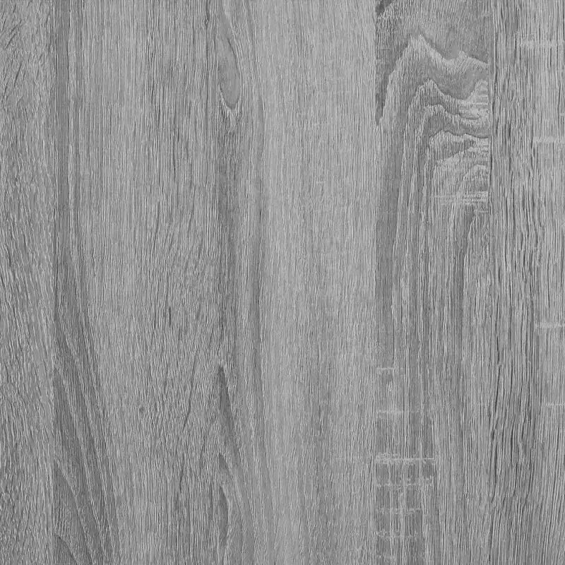 Étagère murale flottante en bois d'ingénierie chêne fumé – 2 étagères