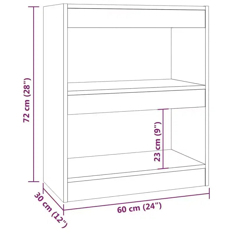 Bibliothèque Blanche Bois d'Ingénierie – Rangement 2 Étagères