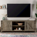 Meuble TV avec porte de grange de 70 pouces Middlebrook Firebranch