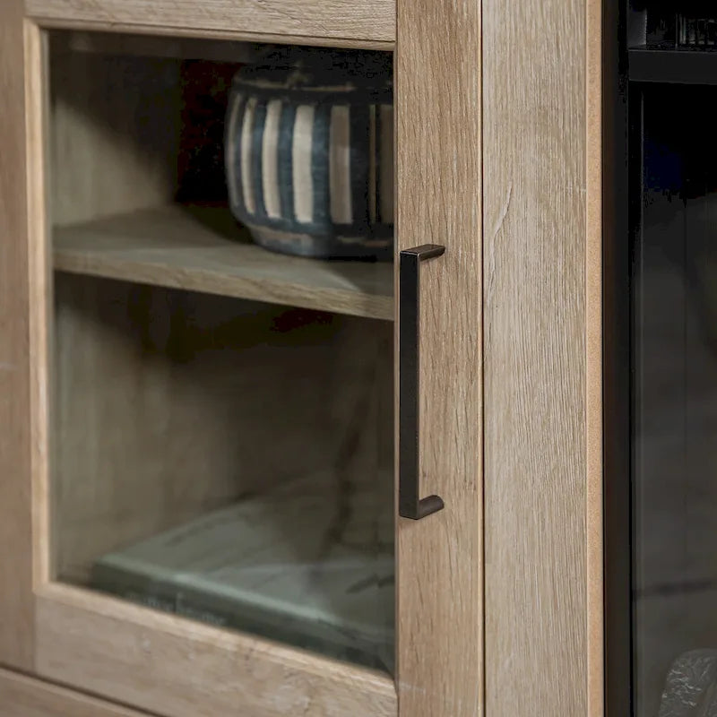 Meuble TV cheminée Highboy 2 portes Middlebrook de 58 pouces