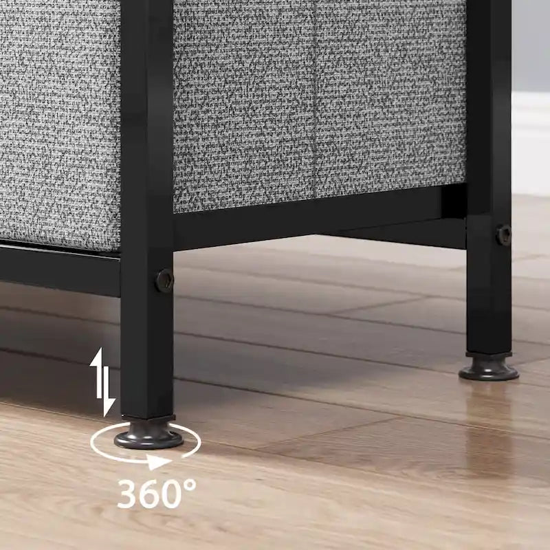 Meuble TV et Commode Multifonction pour Chambre à Coucher avec 2 Tiroirs - 106,7 cm