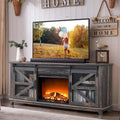 Meuble TV de cheminée de ferme, Centre de divertissement, Console TV