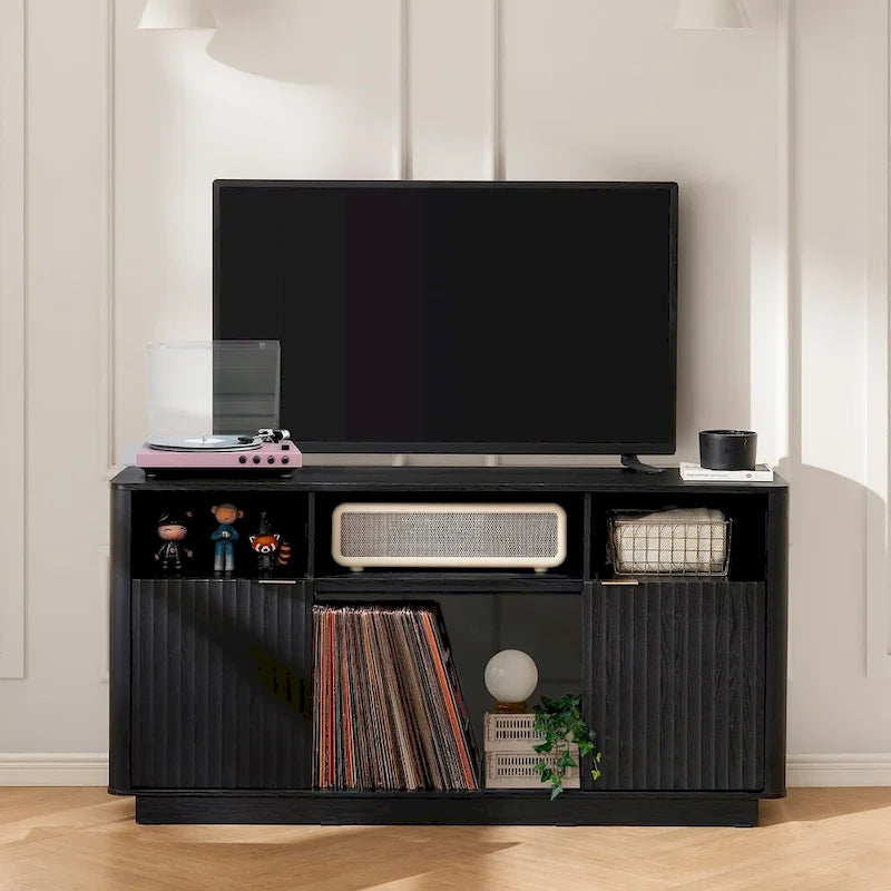Meuble TV avec cheminée électrique Mopio Brooklyn 59