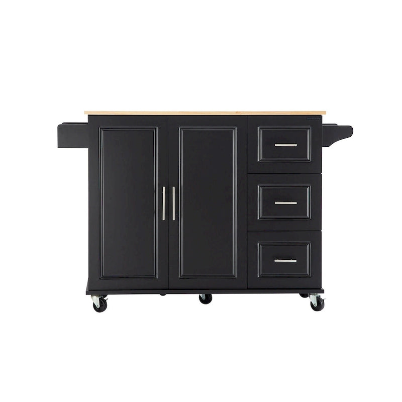 Îlot de cuisine et chariot de cuisine (sans tabouret)