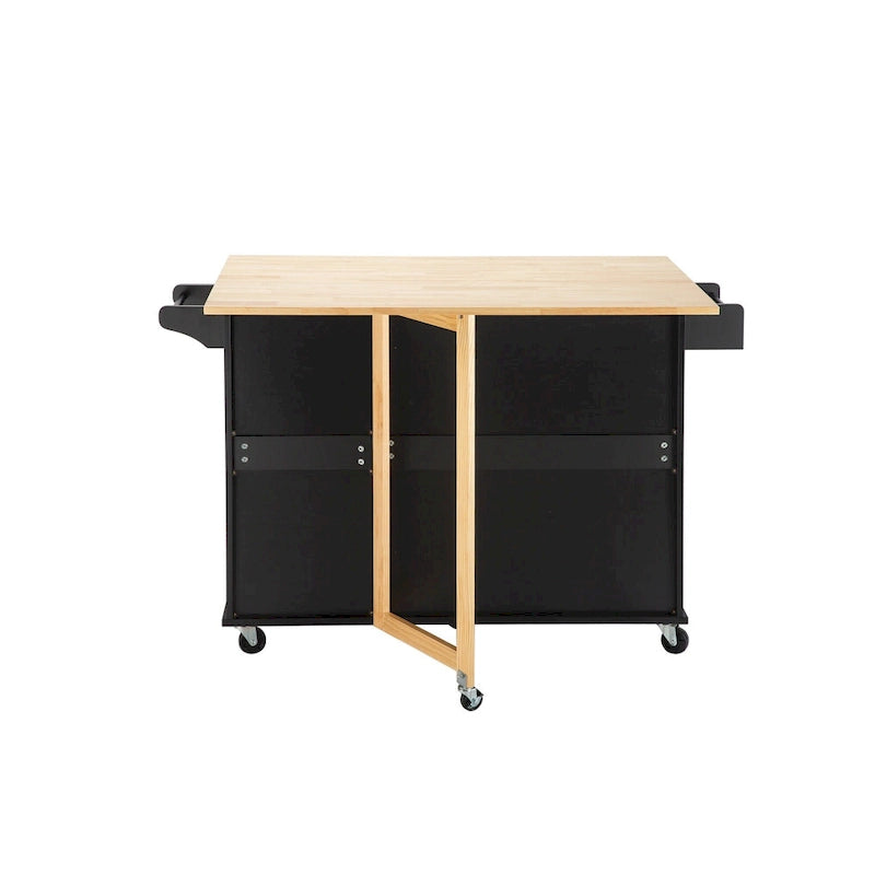 Îlot de cuisine et chariot de cuisine (sans tabouret)