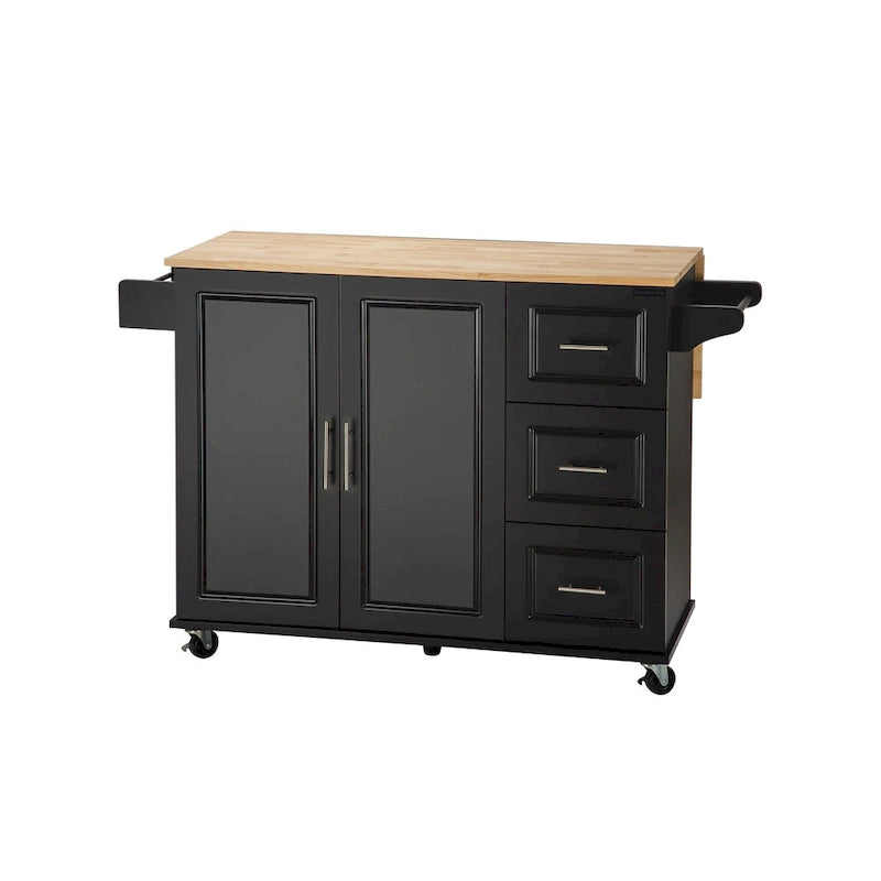 Îlot de cuisine et chariot de cuisine (sans tabouret)