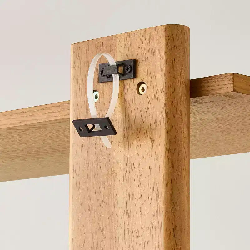 Bibliothèque en bois naturel – 5 étagères ouvertes, 173 cm H x 142 cm L, structure en hévéa