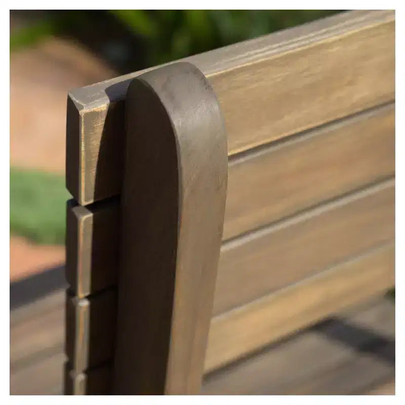 Lot de 2 chaises de salle à manger pliantes en bois d'acacia Positano - Christopher Knight Home