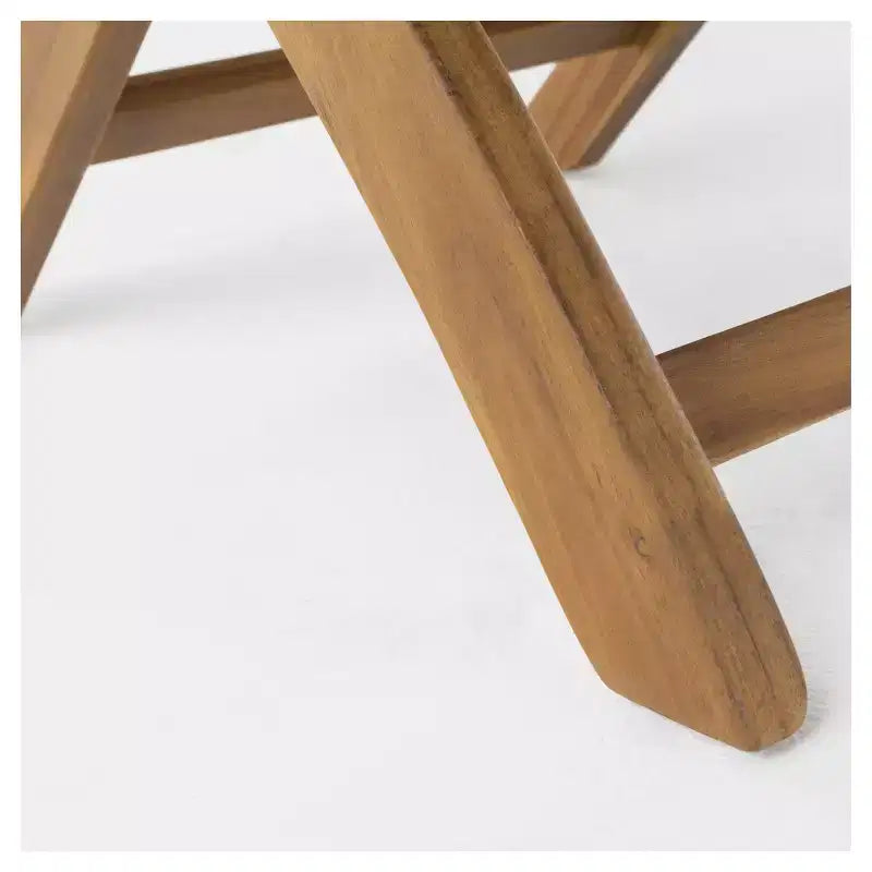 Lot de 2 chaises de salle à manger pliantes en bois d'acacia Positano - Christopher Knight Home
