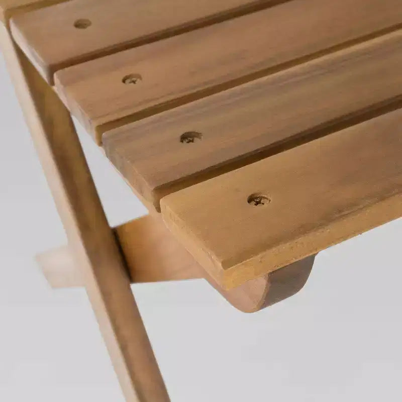 Lot de 4 chaises pliantes de salle à manger en bois d'acacia Positano - Christopher Knight Home