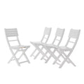 Positano 4pk Acacia Wood Folding Dining Chairs - Christopher Knight Home