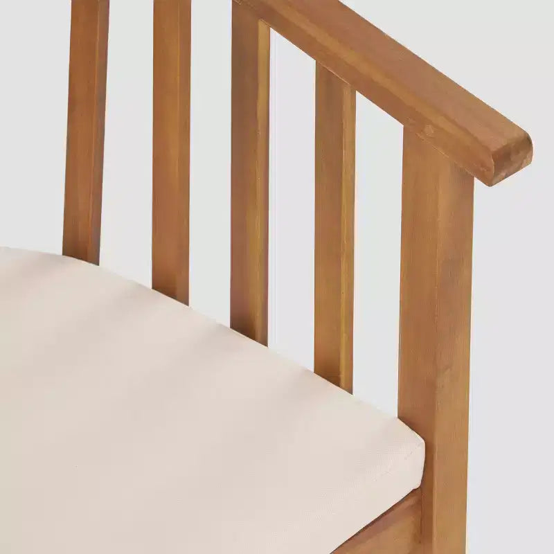 Lot de 2 chaises de salle à manger en bois Alondra pour patio - Christopher Knight Home