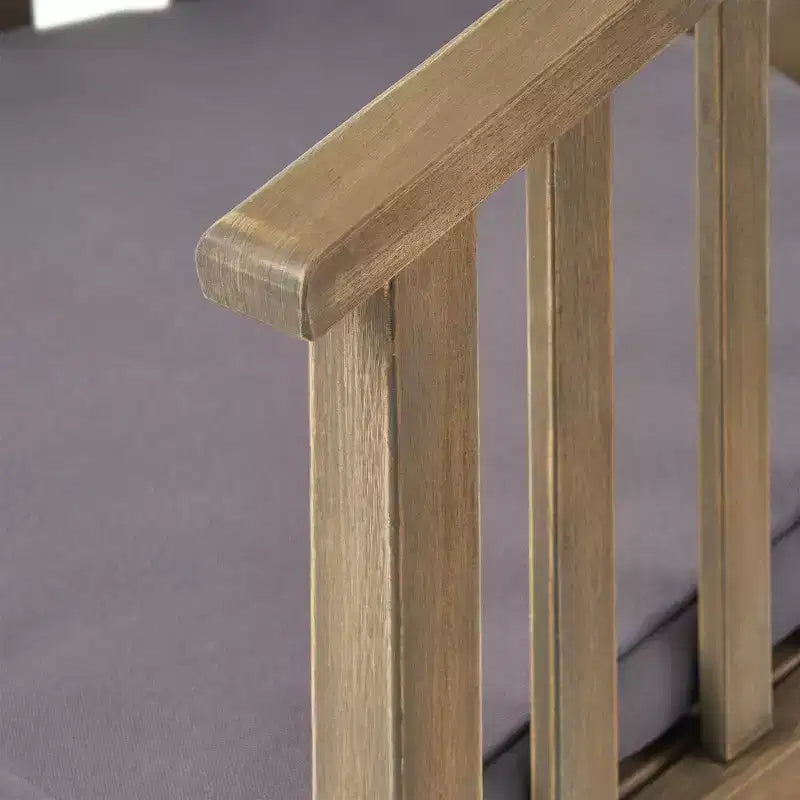 Lot de 2 chaises de salle à manger en bois Alondra pour patio - Christopher Knight Home