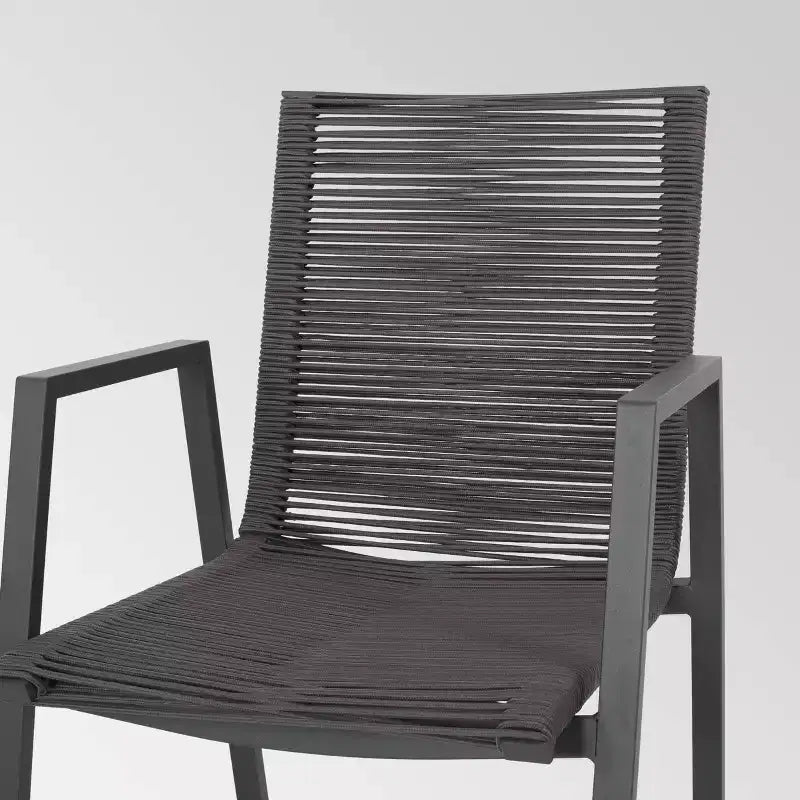 Lot de 2 chaises de salle à manger Deloris en aluminium - Christopher Knight Home