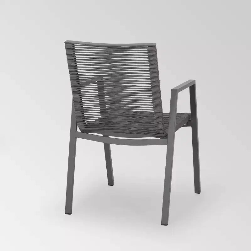 Lot de 2 chaises de salle à manger Deloris en aluminium - Christopher Knight Home