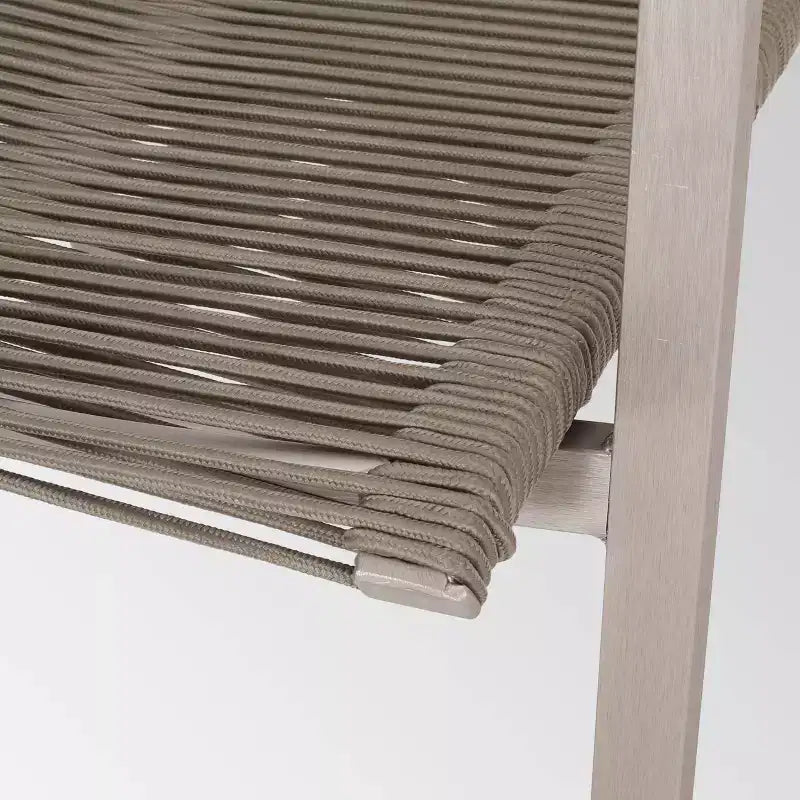Lot de 2 chaises de salle à manger Deloris en aluminium - Christopher Knight Home