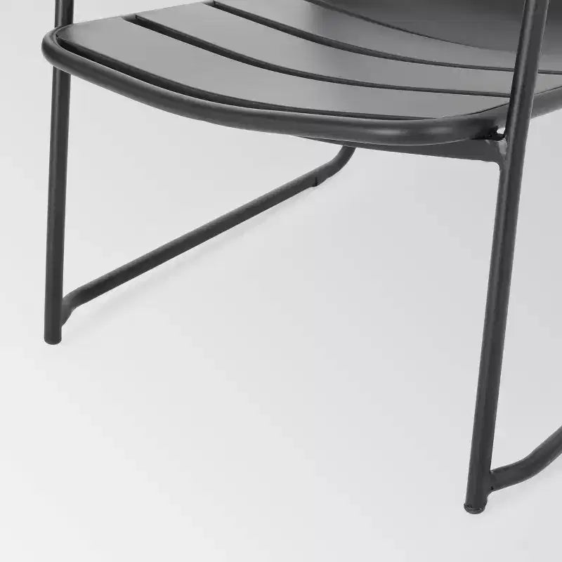 Cowan 2 PK Chaise de salle à manger en fer – Christopher Knight Home