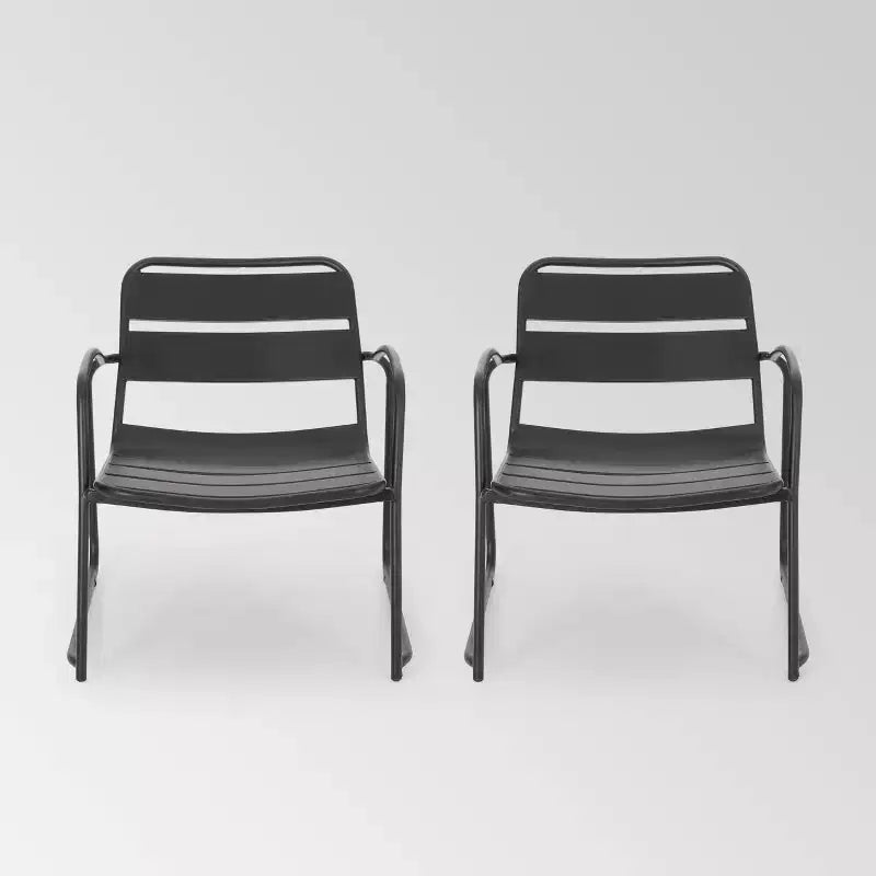 Cowan 2PK Iron Dining Chair - Christopher Knight Home