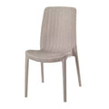 4pc Rue Stackable Rattan Dining Chairs - Lagoon