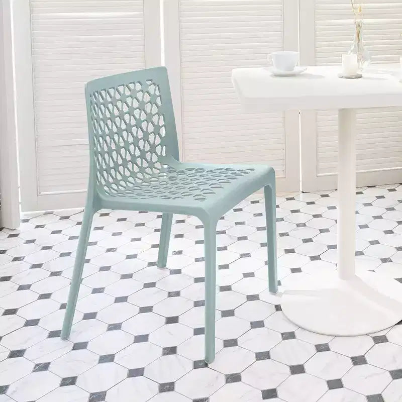 2 chaises de salle à manger empilables Milan - Lagon