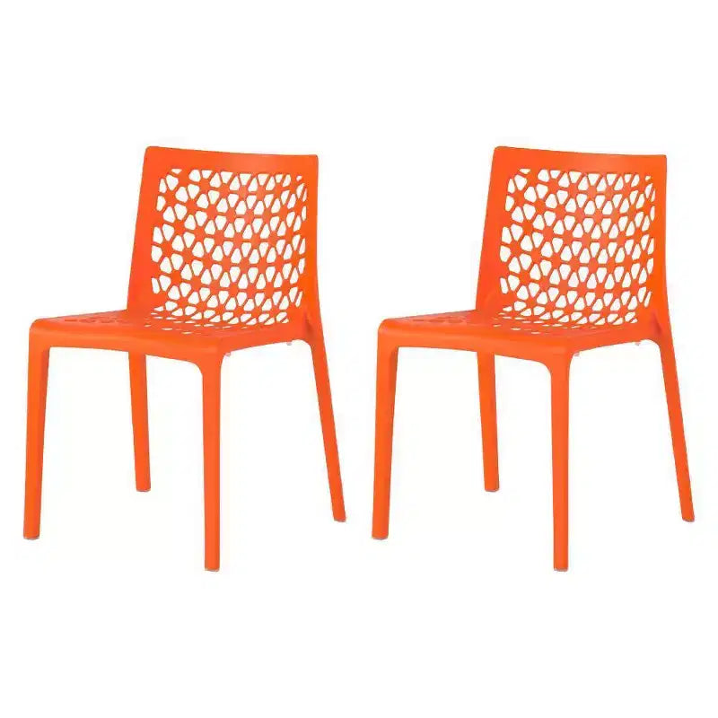 2 chaises de salle à manger empilables Milan - Lagon