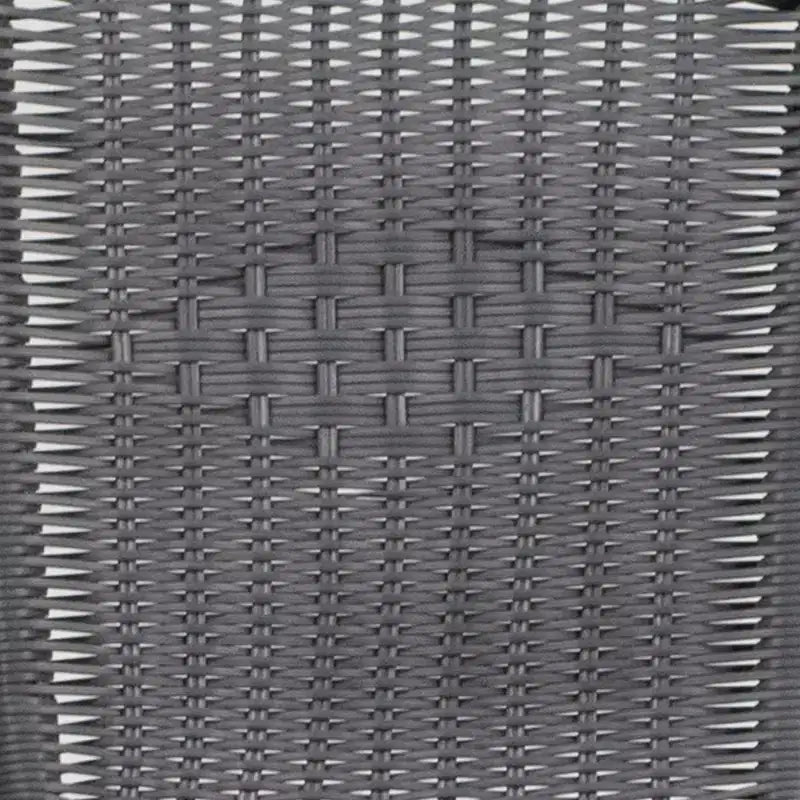 Flash Furniture Lila Lot de 4 chaises empilables en rotin pour restaurant, intérieur/extérieur