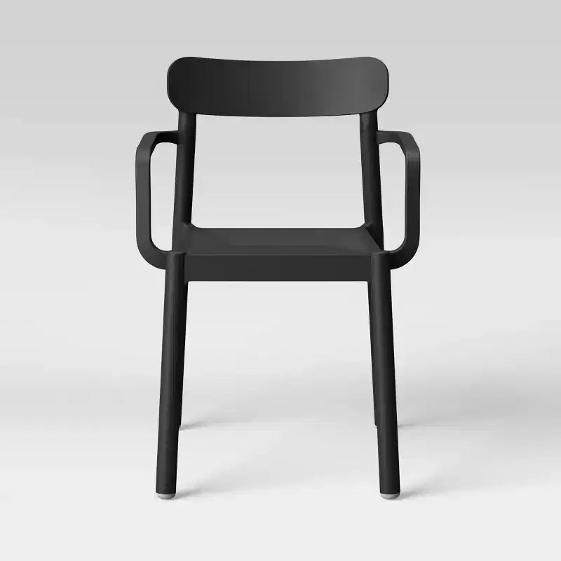 Chaise de salle à manger empilable de patio extérieur Elba - Room Essentials