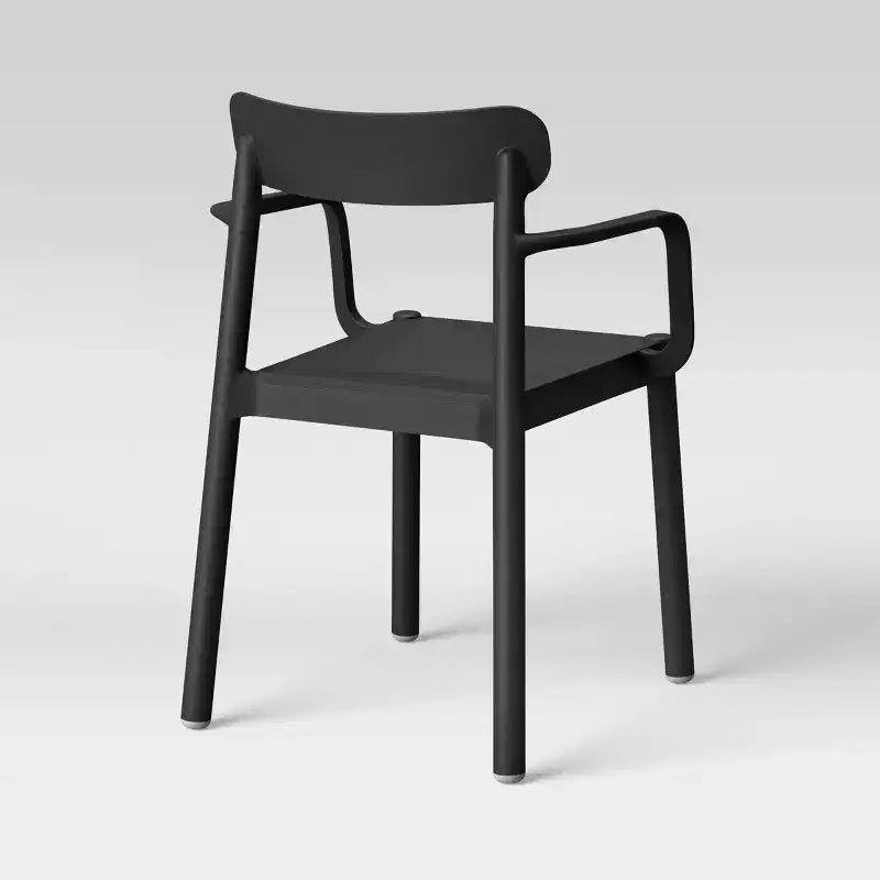 Chaise de salle à manger empilable de patio extérieur Elba - Room Essentials