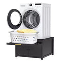 Socle robuste en métal pour lave-linge et sèche-linge noir / blanc – Unité simple, anti-vibration