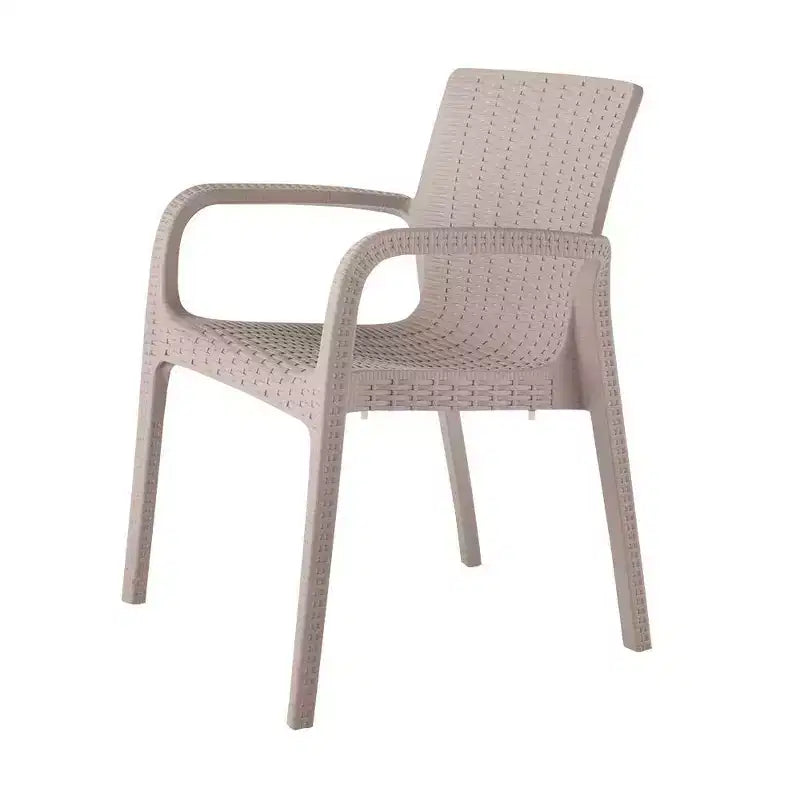 Koppla Chaises de jardin empilables en rotin 2 pièces - Lagon