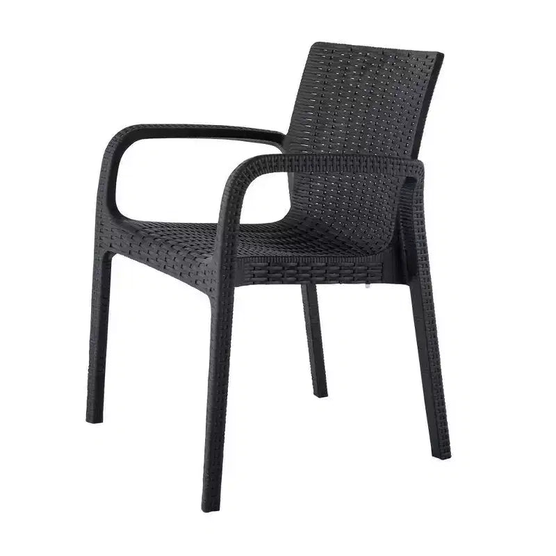 Koppla Chaises de jardin empilables en rotin 2 pièces - Lagon
