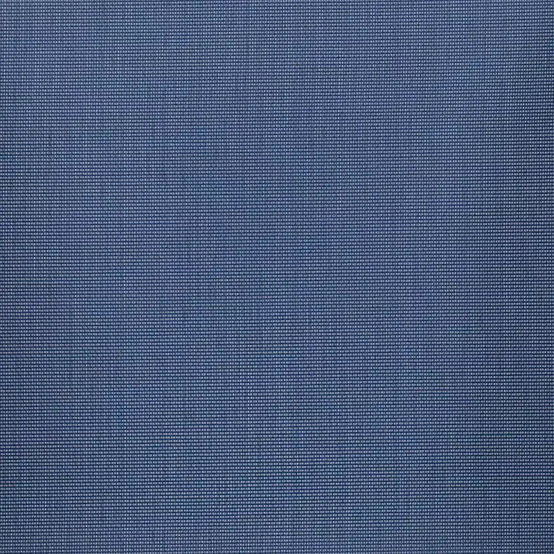 Chaise d'extérieur empilable Emma et Oliver (lot de 5), en matériau souple Flex Comfort, couleur bleu marine - Chaise empilable de patio