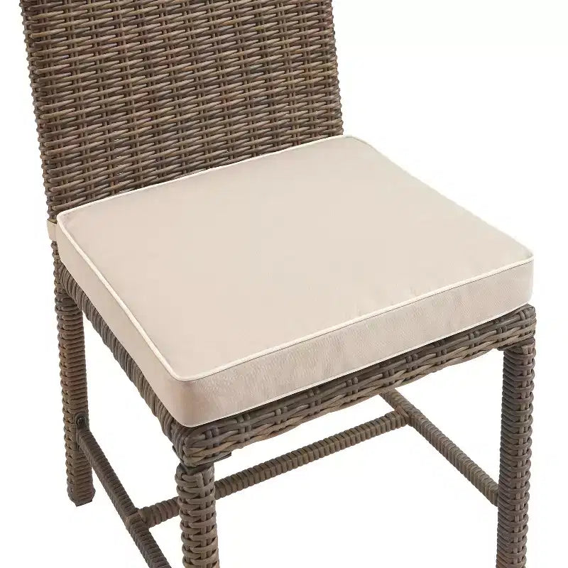 Lot de 2 chaises d'extérieur sans accoudoirs en acier Bradenton - Crosley