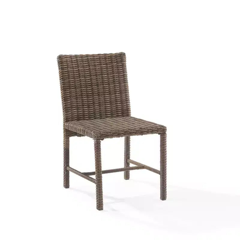 Lot de 2 chaises d'extérieur sans accoudoirs en acier Bradenton - Crosley